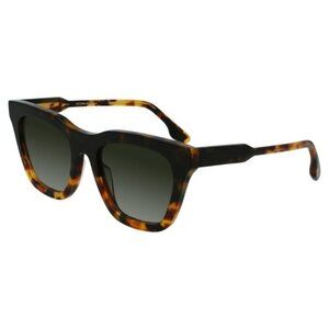 A0982Z New VICTORIA BECKHAM Havana Square VB630S 231 Sunglasses Women